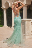 EMBELLISHED MERMAID GOWN