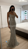 FULLY EMBELLISHED STRAPLESS GOWN