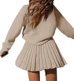 TWO PIECE SWEATER AND SKIRT SET