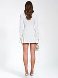 DELIA WHITE BLAZER DRESS