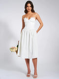 ROWAN WHITE LACE BUSTIER CORSET SUNDRESS