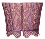 NYSSA PURPLE LACE CORSET TOP