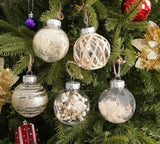 20 PIECE RUSTIC CHRISTMAS ORNAMENTS