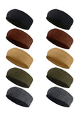 10 PK STRETCH HEADBANDS