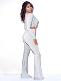 SILVER LONG POCKET SILVER TROUSERS