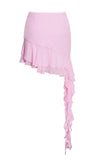 CARLY PINK RUFFLE SKIRT