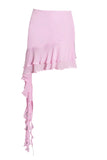 CARLY PINK RUFFLE SKIRT