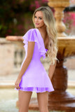 Ace Mini Dress - Lilac