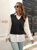 V NECK SWEATER VEST