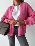 OPEN FRONT CARDIGAN TOP