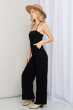 WIDE LEG POCKET JUMPSUIT