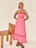 SPAGHETTI STRAP MAXI DRESS