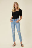 HIGH WAISTED SKINNY JEANS