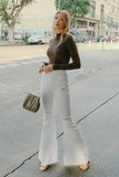 HIGH RISE FLARE JEANS