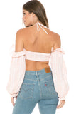 OFF SHOULDER LONG SLEEVE TOP