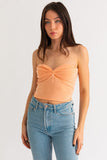 TWIST TUBE CROP TOP