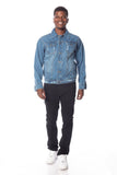 MENS DENIM BLUE TRUCKER JACKET