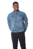 MENS DENIM BLUE TRUCKER JACKET