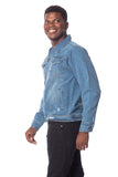 MENS DENIM BLUE TRUCKER JACKET