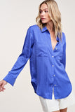 HAZEL SILKY BUTTON UP TOP