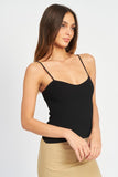 SPAGHETTI STRAP CAMI TOP