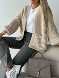 OPEN FRONT CARDIGAN TOP