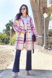 DOUBLE TAKE PLAID BUTTON UP COLLAT COAT