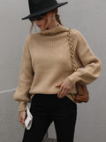 RIB KNIT PULLOVER SWEATER