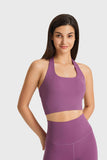 BREATHABLE HALTER NECK SPORTS BRA