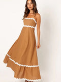 SPAGHETTI STRAP MAXI DRESS