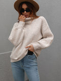 RIB KNIT PULLOVER SWEATER