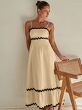 SPAGHETTI STRAP MAXI DRESS