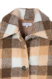 PLAID SHERPA JACKET