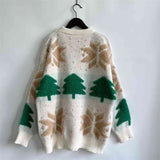 SNOWFLAKE ROUND NECK SWEATER