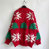 SNOWFLAKE ROUND NECK SWEATER