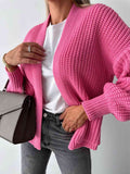 OPEN FRONT CARDIGAN TOP