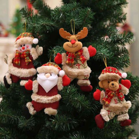 4 PIECE HANGING CHRISTMAS WIDGETS