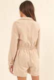 WOVEN CORDUROY ROMPER