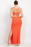 CUT OUT MAXI DRESS