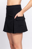 STRETCH CARGO MINI SKIRT