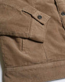 MENS CASUAL CORDUROY LINED TRUCKER JACKET