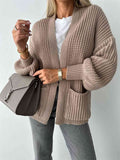 OPEN FRONT CARDIGAN TOP