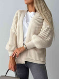 OPEN FRONT CARDIGAN TOP