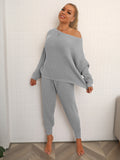 SWEATER KNIT PANT SET