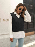 V NECK SWEATER VEST