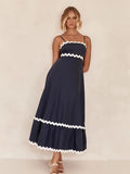 SPAGHETTI STRAP MAXI DRESS