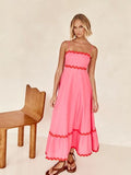 SPAGHETTI STRAP MAXI DRESS