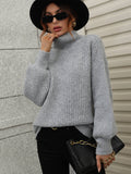 RIB KNIT PULLOVER SWEATER