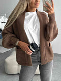 OPEN FRONT CARDIGAN TOP