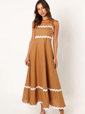 SPAGHETTI STRAP MAXI DRESS